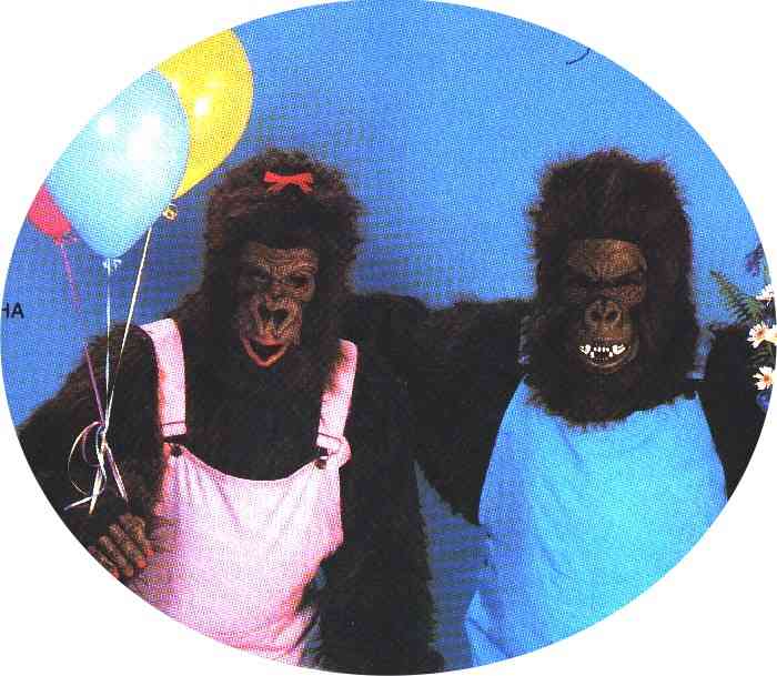 gorrilla singing telegrams,balloons,balloon, delivery, entertainment,clown,belly,hula dancer, entertainment singing telegrams, chicago party supply,  elvis impersonator party supplies